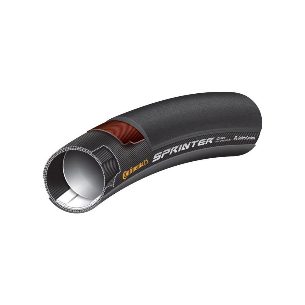 Continental Sprinter - Tubular Road Bike Racing Tyre 700 x 22