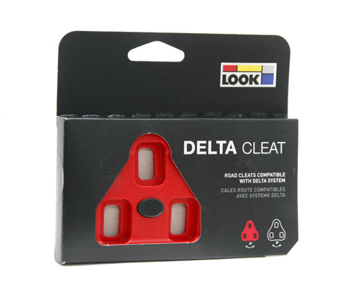 look delta red cleats