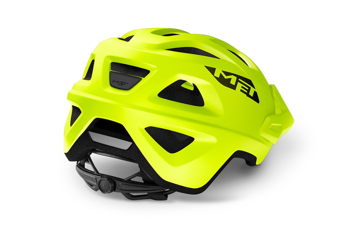 MET Echo - MTB Cycling Helmet - Lime Green / Matt | eBay