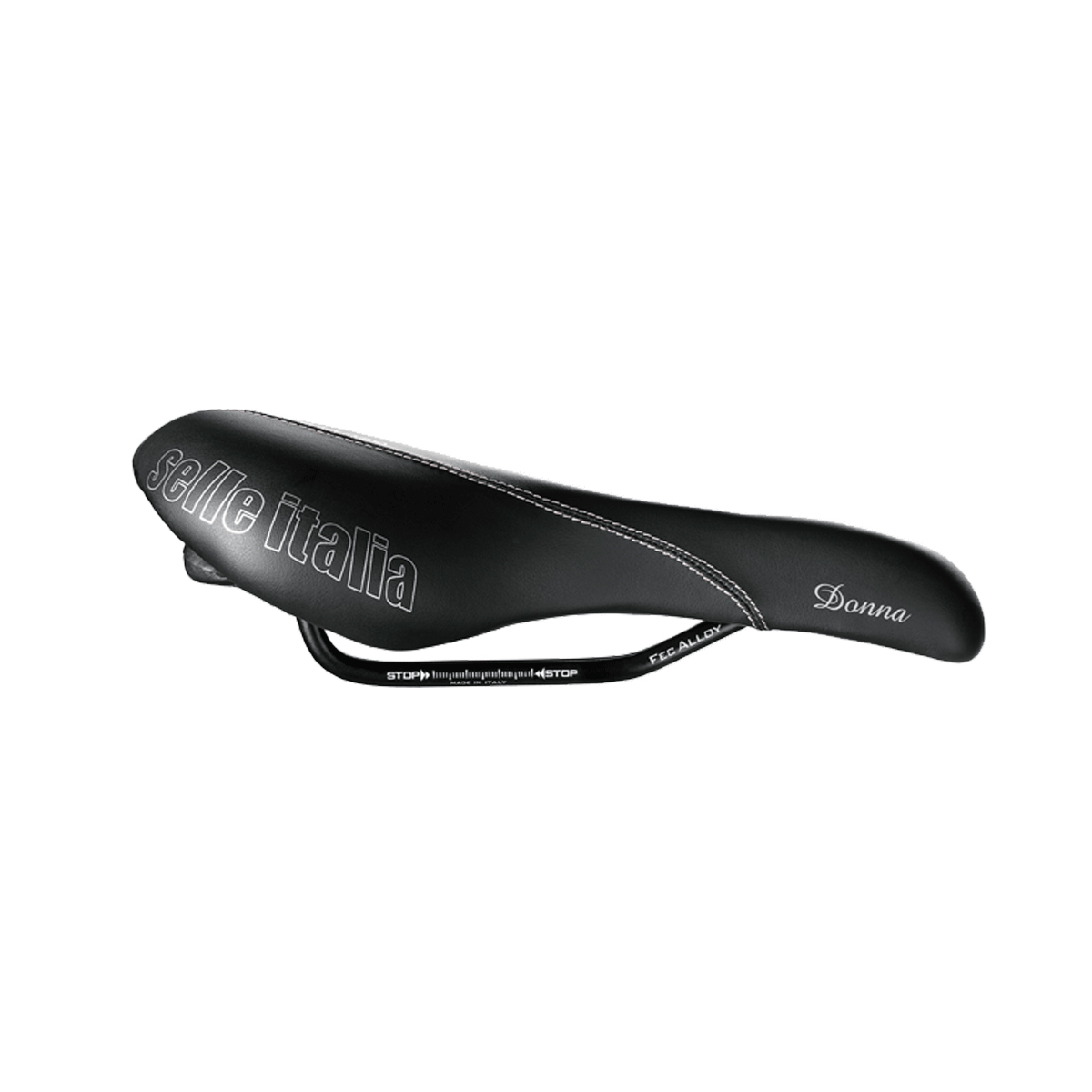 Selle Italia Donna Fec-Alloy Bike Saddle Black Black Size L2 L2