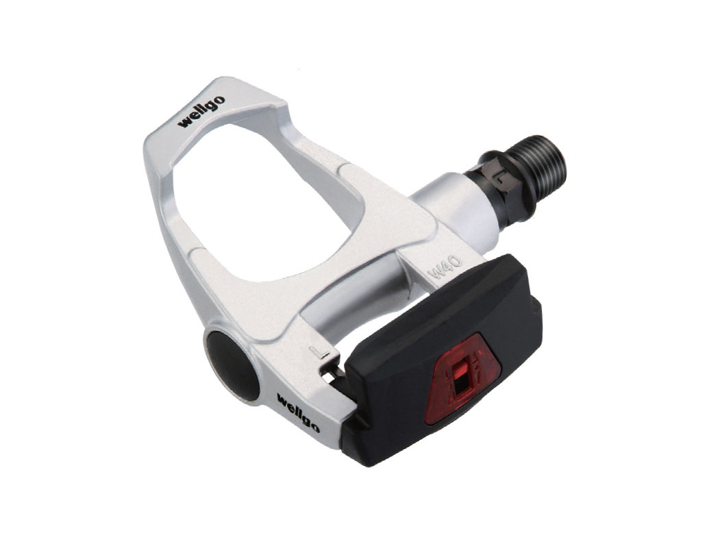Wellgo W40B Alloy Look Delta Style Clipless Road Pedals Silver